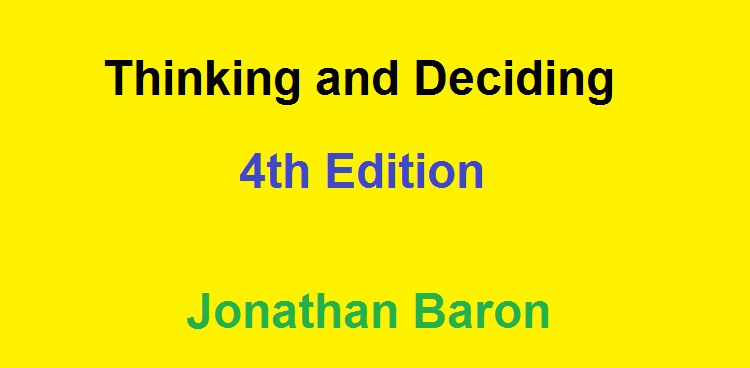 Thinking-and-Deciding-Book-PDF-Download