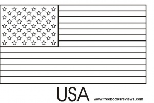USA Flag for Kids Colorings