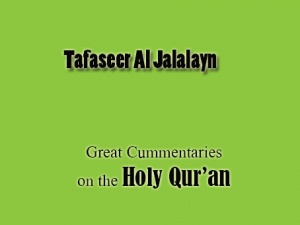 Tafaseer-Al-Jalalayn