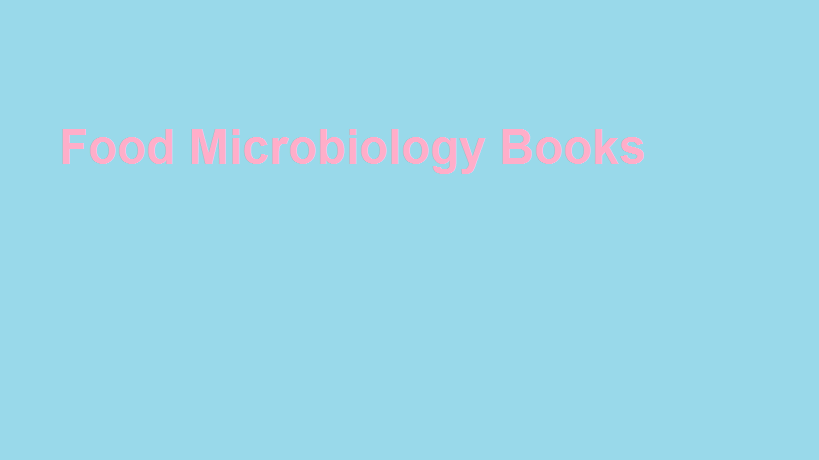 Food Microbiology books